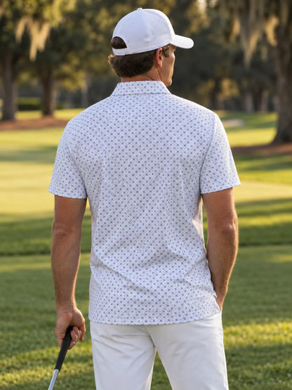 Crossed Clubs Performance-Golf-Poloshirt