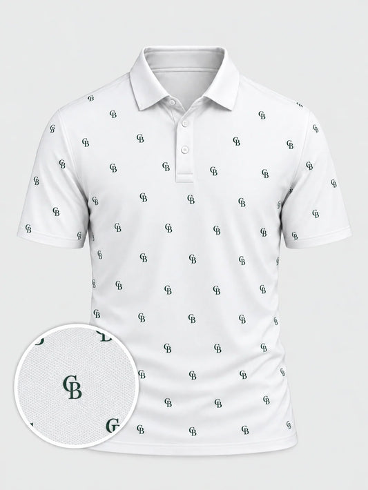 CB Logo Performance-Golf-Poloshirt